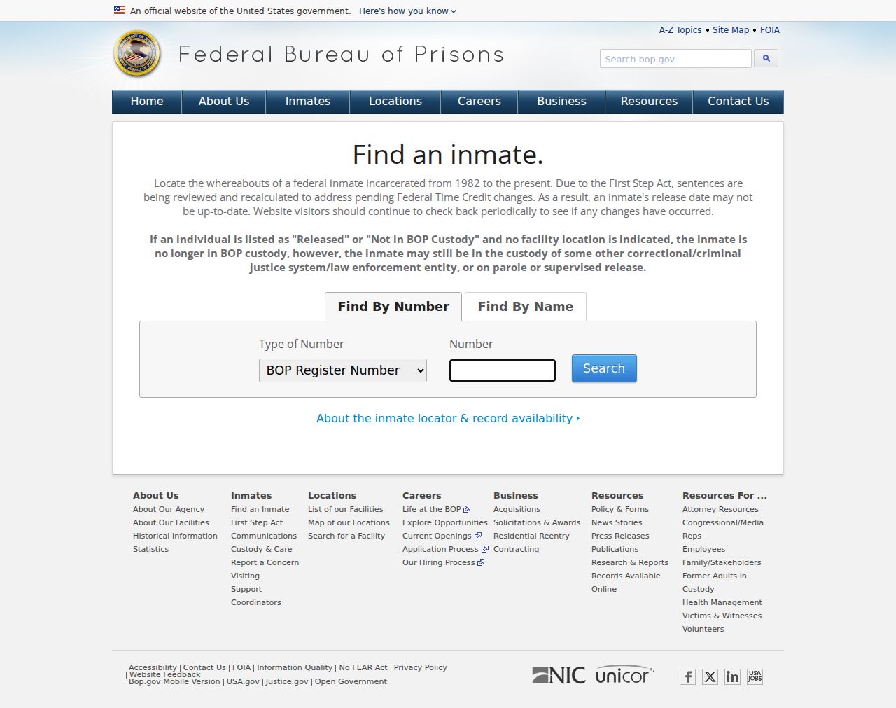 Federal custody lookup after a Jasper County arrest case