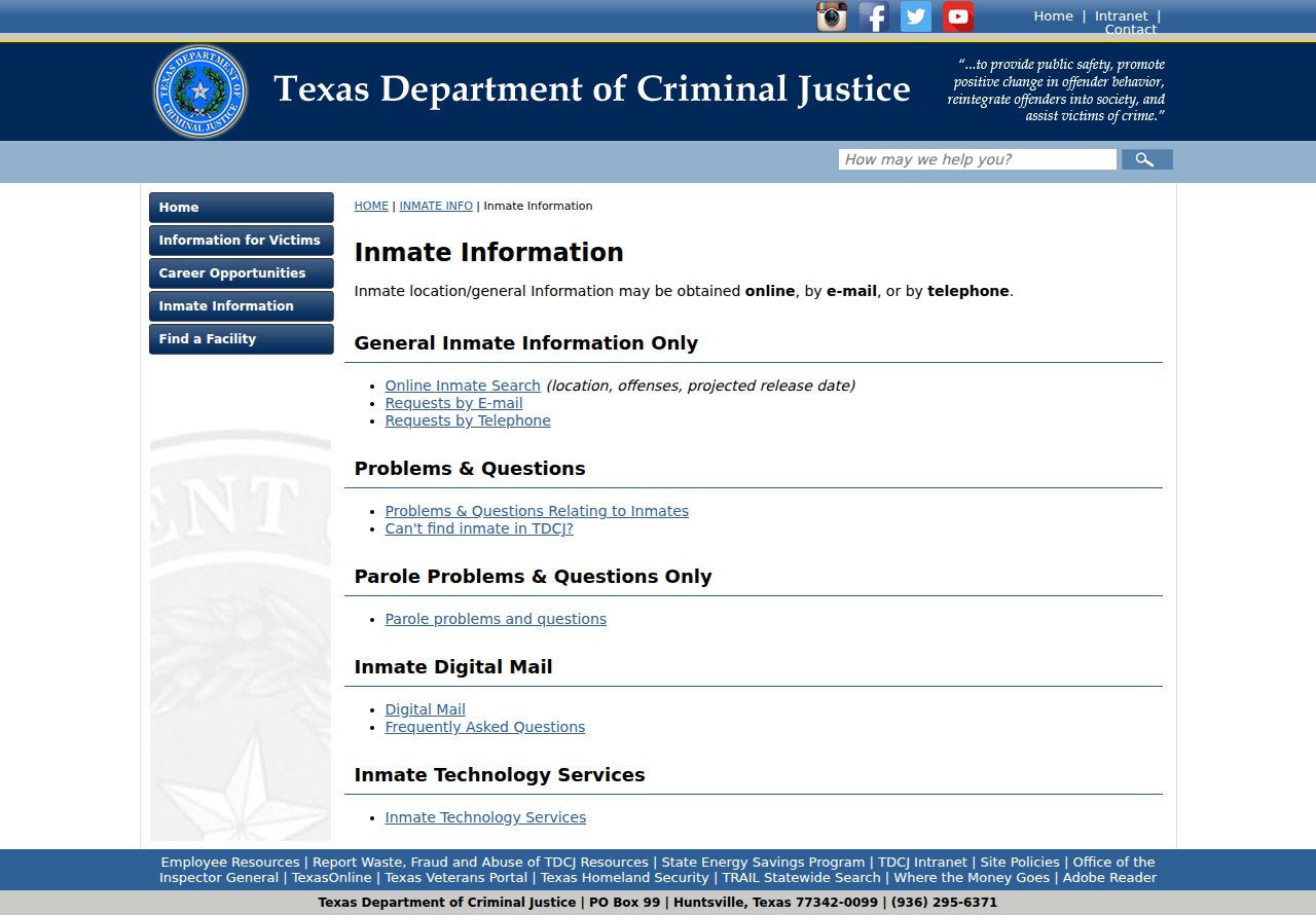 Jasper County arrest history follow-up through TDCJ